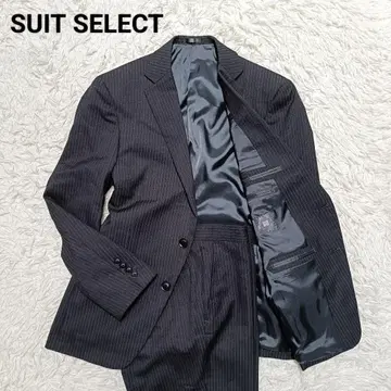 정장 셀렉트 수트 셋업 AB4 블랙 핀스트라이프 울 혼방