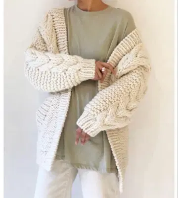 TODAYFUL 케이블 핸드 니트 가디건