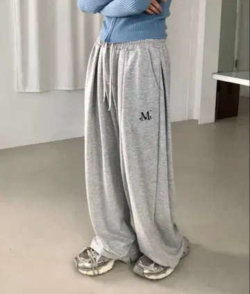 MUCENT 와이드 스웨트 팬츠