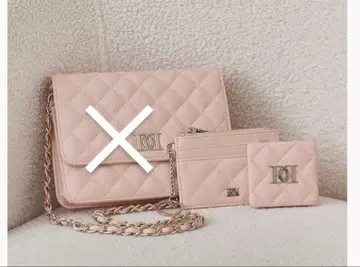 Darich 다리치 DD 로고 퀼팅 트래블 세트 핑크 PNK