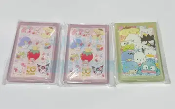 산리오 거울 3종 세트 딸기 신문