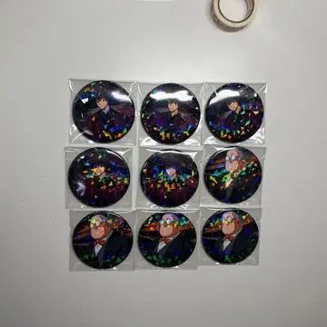 나구모 사카모토 타로 가죽 장갑 캔뱃지