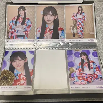 노기자카46 이케다 에레나 유카타 2025 브로마이드 5종 컴프