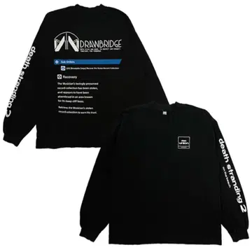 XL 사이즈 DEATH STRANDING 2 디스크 유니온 롱티