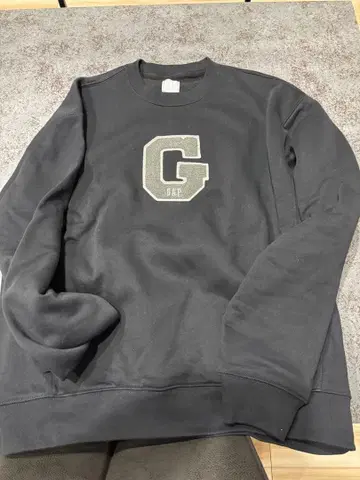 GAP G 로고 자수 블랙 트레이닝복(M)