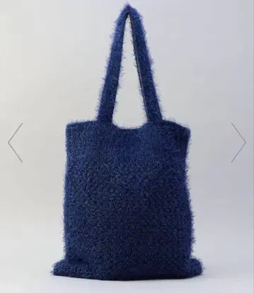 coen 코엔 페더 메쉬 니트 토트백