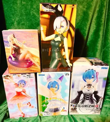 리제로 렘 에키드나 피규어 5체 세트