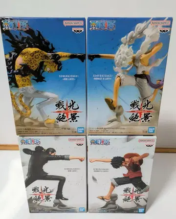 미개봉 새상품 원피스 전광절경 4체 세트 루피 VS 루치 피규어