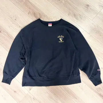 Champion 리버스 위브 네이비 맨투맨 XXL 빅사이즈