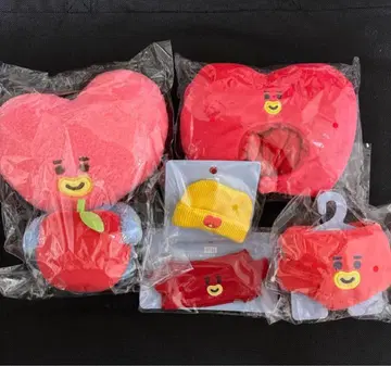BT21 TATA 후르츠 봉제 인형 인형옷