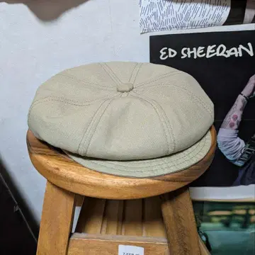 NEW YORK HAT 베이지 헌팅캡 USA 제조