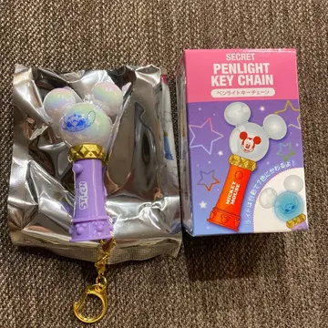 시크릿 응원봉 키체인 스티치 디즈니 스토어