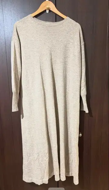 IENA 100% 울 롱 니트 원피스