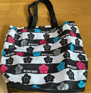 MARY QUANT 스트라이프 토트백