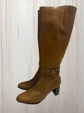 이탈리아 롱 부츠 천연 가죽 35 22.5cm