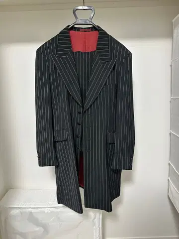 주트 수트 우에노야 블랙 스트라이프 셋업 M 사이즈