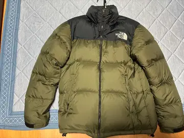 THE NORTH FACE 다운 자켓 올리브 그린/블랙 L