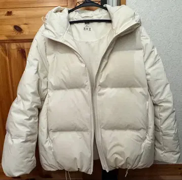 UNIQLO 심리스 다운 후드티 XXL