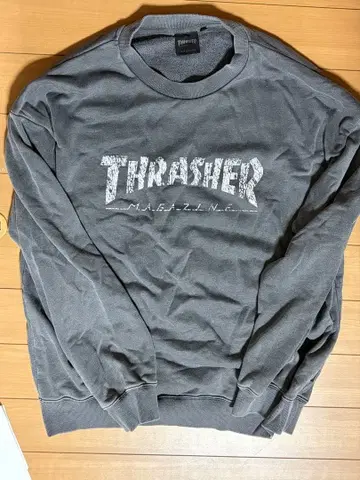 THRASHER 그레이 맨투맨 XL