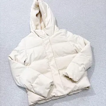 쟝느 가르송 다운 자켓 M 사이즈 아이보리