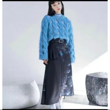 HARE 플라워 프릴 스커트