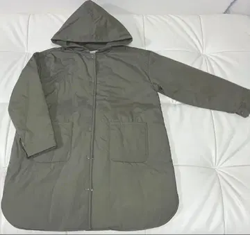 미사용 서울베리 Soulberry 충전솜 코트 카키 LL