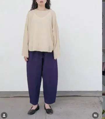 iroiro 군청 팬츠