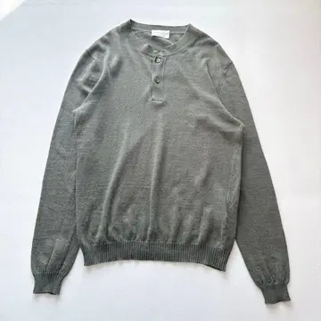 세테피리 캐시미어 린넨 코튼 니트 탁한 그린