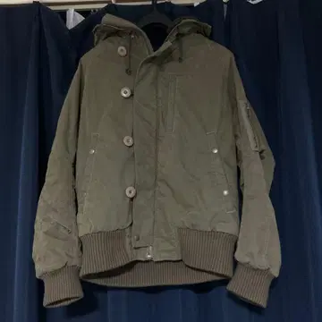 BALL 후드 부착 밀리터리 자켓 L 사이즈