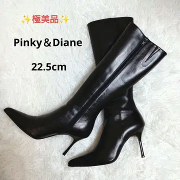 핑키앤다이안 가죽 롱 부츠 스틸레토 리걸사제
