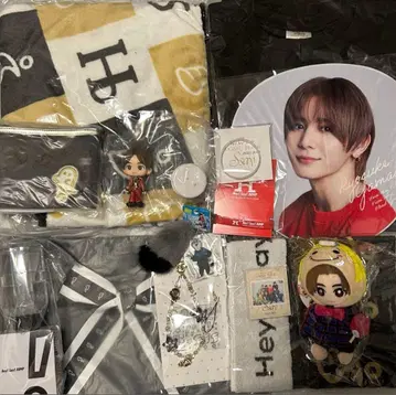 야마다 료스케 봉제 인형 피규어 부채 러버 밴드 응원봉 담요