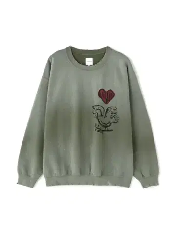Sasquatchfabrix VINTAGE SWEATSHIRT 짧은 기장
