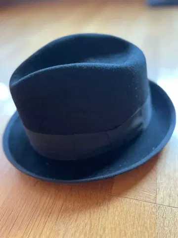 블랙 펠트 햇 L 사이즈 미국제