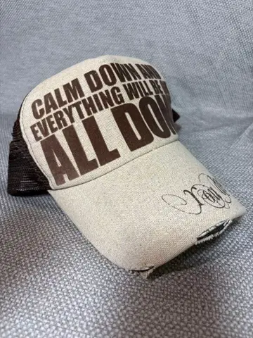 메쉬 백캡 캐주얼 데미지 가공