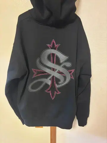 SupplieR 블랙 L 사이즈 후드티