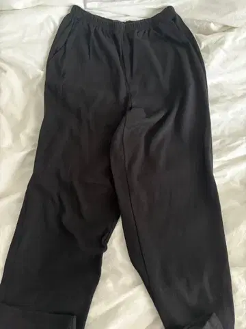 랜즈 엔드 블랙 스웨트 팬츠 6P