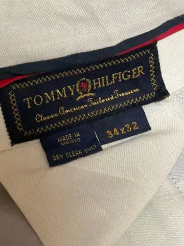 90s TOMMY HILFIGER 브라운 슬랙스 34/32
