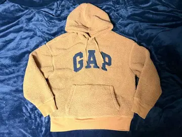 GAP 플리스 후드티 베이지