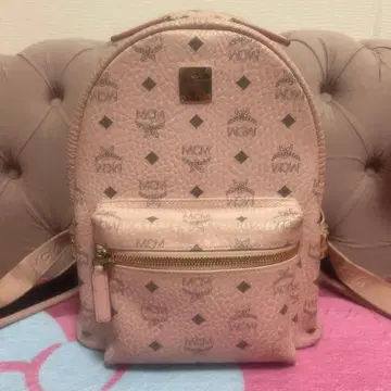 MCM 럭색 파우더 핑크