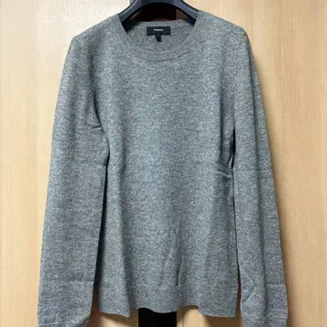 띠어리 캐시미어 스웨터 그레이