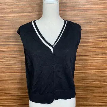 W.W.G 후즈후 갤러리 베스트 니트 F 사이즈 블랙 민소매