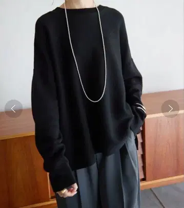 slobe iena 코튼 더블 페이스 니트 풀오버