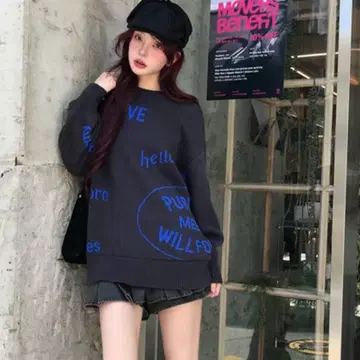 [ 미사용 새상품 택 포함 ] 자카드 니트