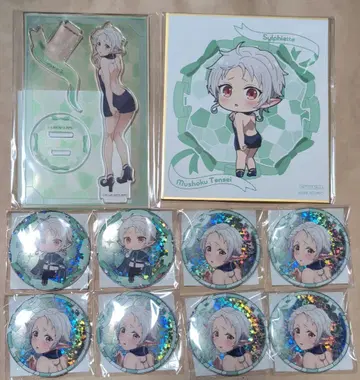 제비뽑기당 무직전생 실피에트 아크릴 스탠드 캔뱃지 색지