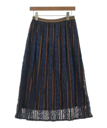 WHO'S WHO GALLERY 롱 맥시 길이 스커트 여성용