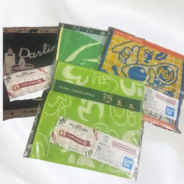 Mrs. GREEN APPLE 제일복권 G상 자카드 타월 4장 세트