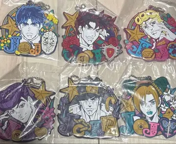 [ 6종 컴프 ] 제일복권 죠죠 월드 J상 러버 참 컴플리트