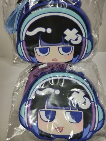 아노 배드마츠마루 플래티넘 잡화 숄더 포함 실리콘 파우치 2개