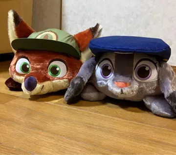 주토피아 빨간 볼 뒹굴 슈퍼 라지 봉제 인형 주디 닉