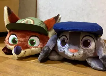 주토피아 빨간 볼 뒹굴 슈퍼 라지 봉제 인형 주디 닉